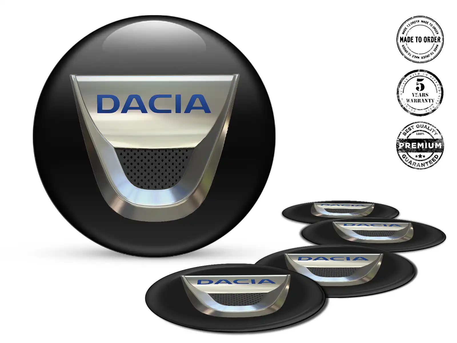 Dacia Aufkleber Dome Stil Premium Radlogos